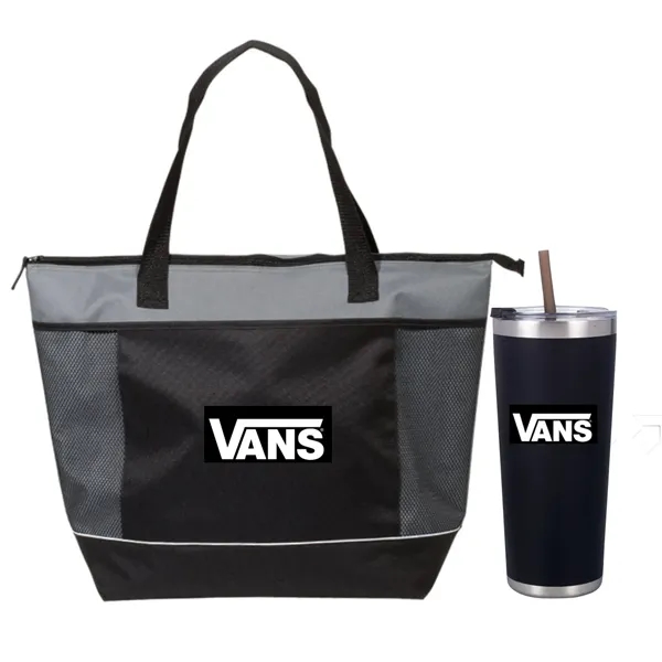 Shopping Tote with Snacks... from ASI 89971 Stuff A Mug