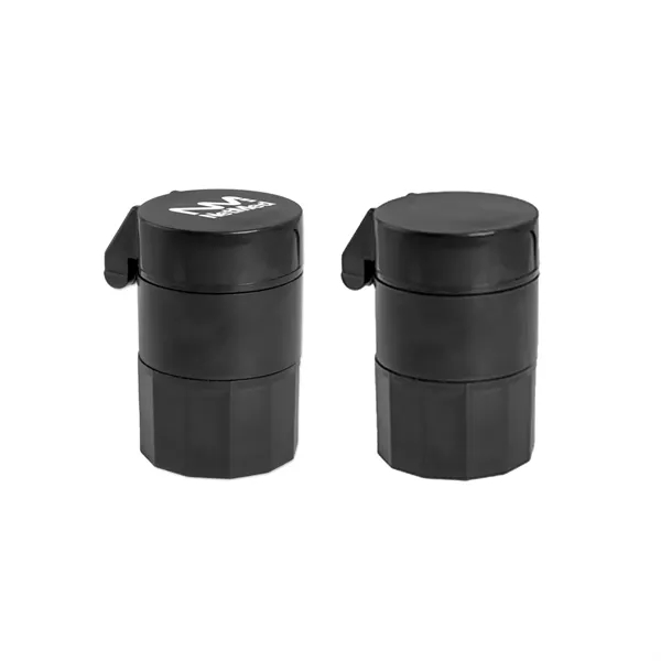 4-in-1 3 tier pill holder with cutter with 1 color pad... from ASI 37218 Athena Promo (tm)