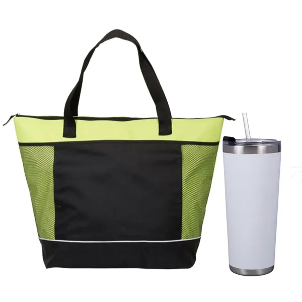 Shopping Tote with Snacks... from ASI 89971 Stuff A Mug