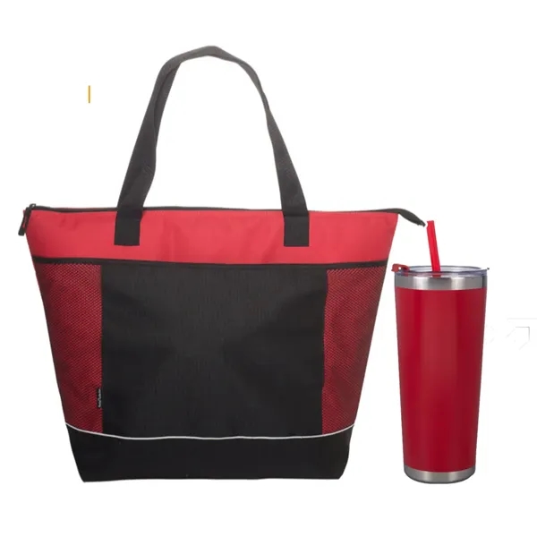 Shopping Tote with Snacks... from ASI 89971 Stuff A Mug