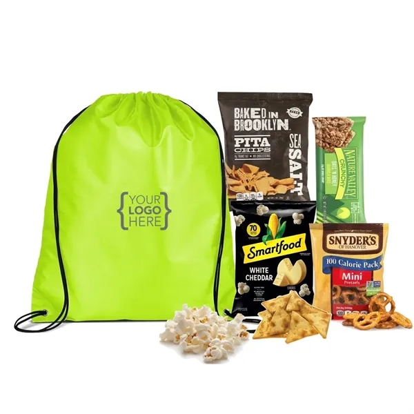 Drawstring Backpack with Snacks... from ASI 89971 Stuff A Mug