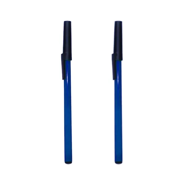 Plastic ballpoint stick pen with removable black cap with 1 color... from ASI 37218 Athena Promo (tm)