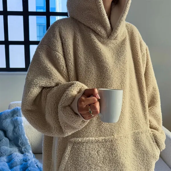 Cozy wearable blanket available in 2 colors & 2 sizes... from ASI 73520 Neet Feet / Kanata Blanket