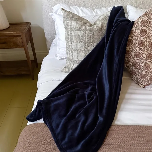 Soft and warm 50" x 60" blanket, 100% polyester.... from ASI 73520 Neet Feet / Kanata Blanket