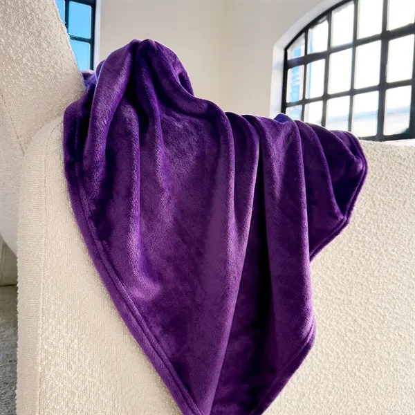 Soft and warm 50" x 60" blanket, 100% polyester.... from ASI 73520 Neet Feet / Kanata Blanket