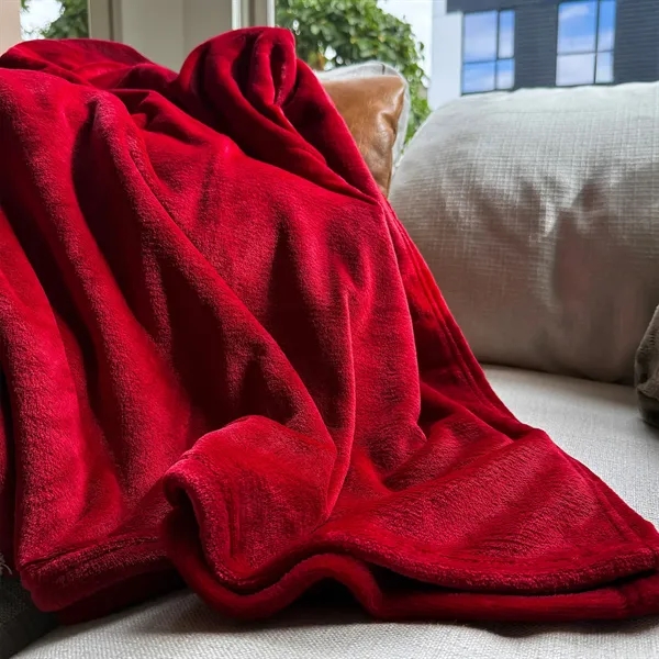 Soft and warm 50" x 60" blanket, 100% polyester.... from ASI 73520 Neet Feet / Kanata Blanket