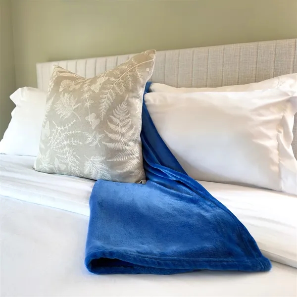 Soft and warm 50" x 60" blanket, 100% polyester.... from ASI 73520 Neet Feet / Kanata Blanket