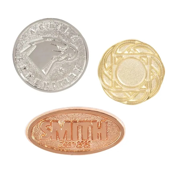 Die Struck Lapel Pins are colorless lapel pins that are die... from ASI 62088 IDProductsource