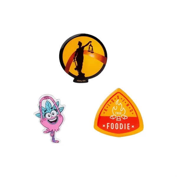 3/4", 1", 1.25", 1.5" or 2" offset printed metal lapel pins... from ASI 62088 IDProductsource