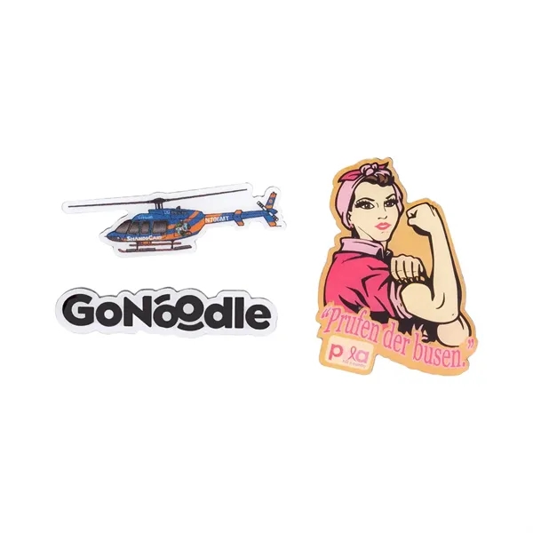 3/4", 1", 1.25", 1.5" or 2" offset printed metal lapel pins... from ASI 62088 IDProductsource