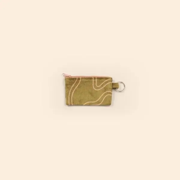 Small pouch made of 10 oz. corduroy with metal key ring... from ASI 74710 Numo