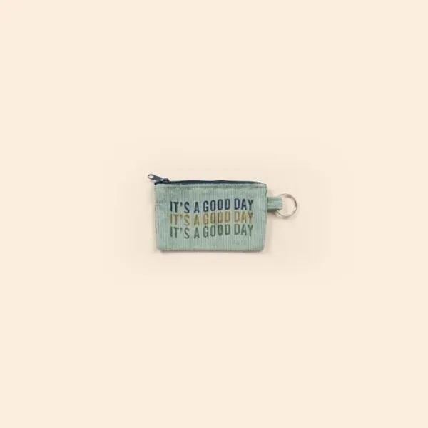 Small pouch made of 10 oz. corduroy with metal key ring... from ASI 74710 Numo