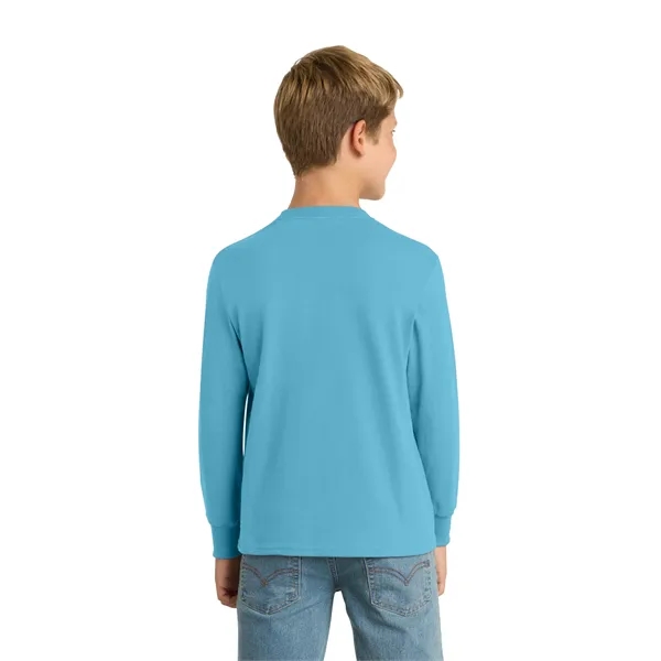 Port & Company Youth Long Sleeve Core Cotton Tee.... from ASI 84863 SanMar