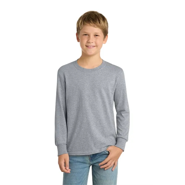 Port & Company Youth Long Sleeve Core Cotton Tee.... from ASI 84863 SanMar