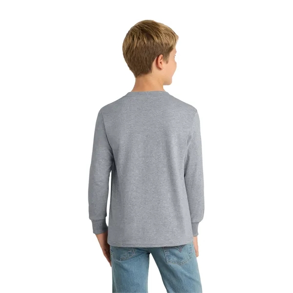 Port & Company Youth Long Sleeve Core Cotton Tee.... from ASI 84863 SanMar