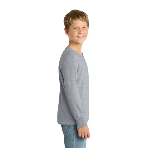 Port & Company Youth Long Sleeve Core Cotton Tee.... from ASI 84863 SanMar