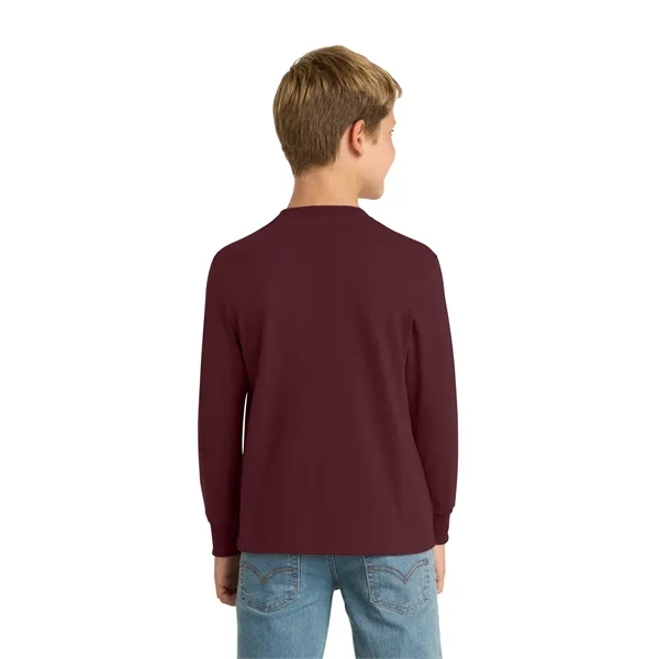 Port & Company Youth Long Sleeve Core Cotton Tee.... from ASI 84863 SanMar
