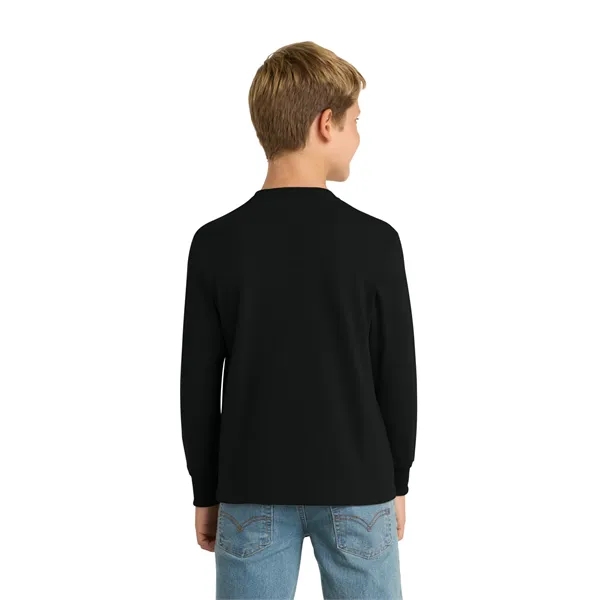 Port & Company Youth Long Sleeve Core Cotton Tee.... from ASI 84863 SanMar