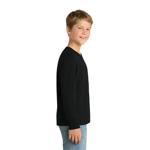 Port & Company Youth Long Sleeve Core Cotton Tee.... from ASI 84863 SanMar