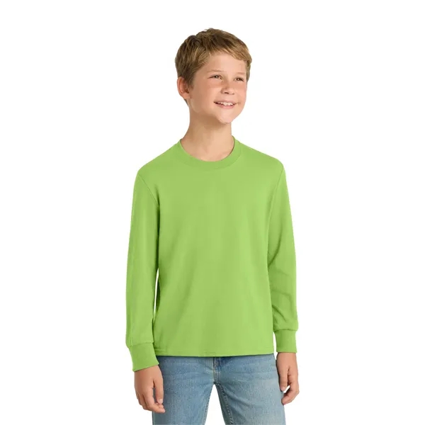 Port & Company Youth Long Sleeve Core Cotton Tee.... from ASI 84863 SanMar
