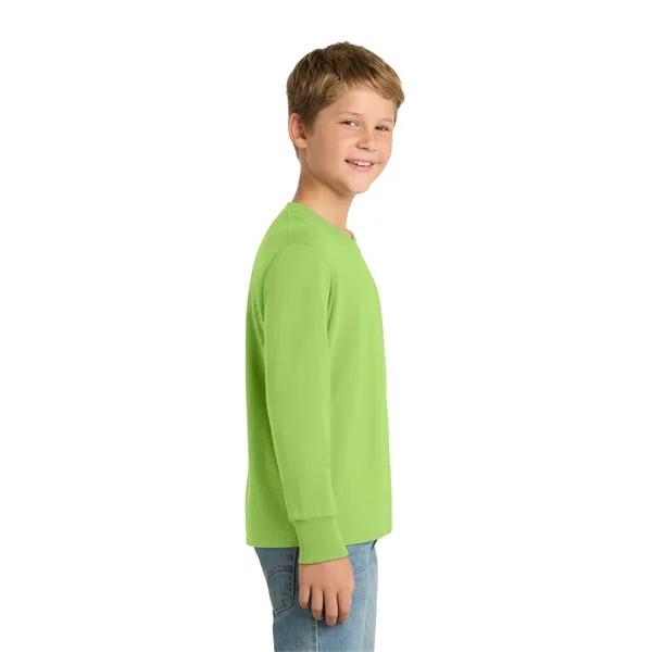 Port & Company Youth Long Sleeve Core Cotton Tee.... from ASI 84863 SanMar