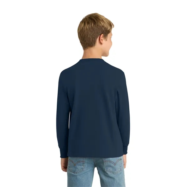 Port & Company Youth Long Sleeve Core Cotton Tee.... from ASI 84863 SanMar