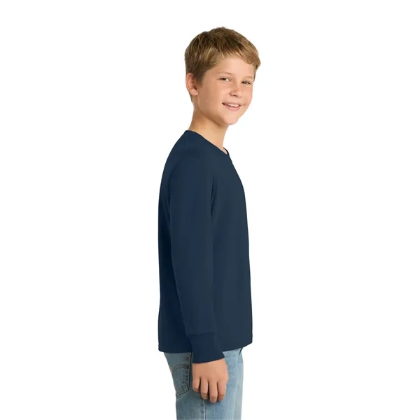 Port & Company Youth Long Sleeve Core Cotton Tee.... from ASI 84863 SanMar