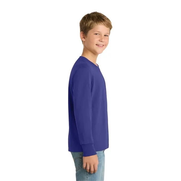 Port & Company Youth Long Sleeve Core Cotton Tee.... from ASI 84863 SanMar