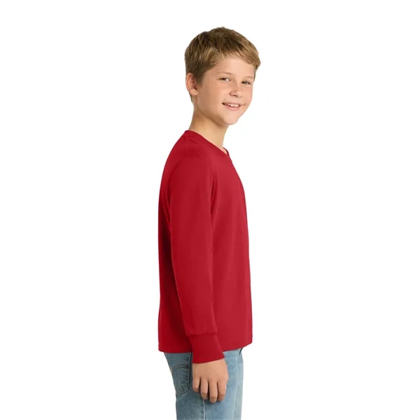 Port & Company Youth Long Sleeve Core Cotton Tee.... from ASI 84863 SanMar