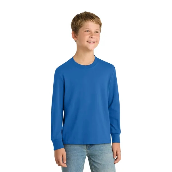Port & Company Youth Long Sleeve Core Cotton Tee.... from ASI 84863 SanMar