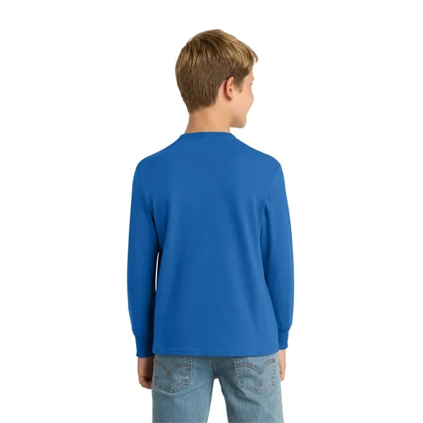 Port & Company Youth Long Sleeve Core Cotton Tee.... from ASI 84863 SanMar