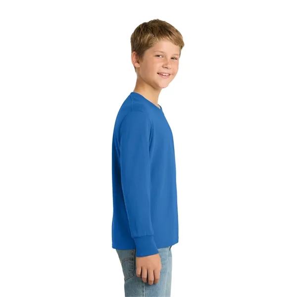Port & Company Youth Long Sleeve Core Cotton Tee.... from ASI 84863 SanMar