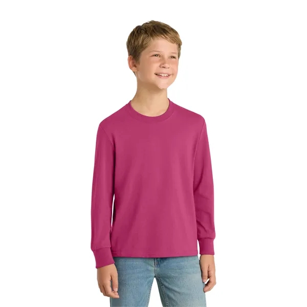 Port & Company Youth Long Sleeve Core Cotton Tee.... from ASI 84863 SanMar