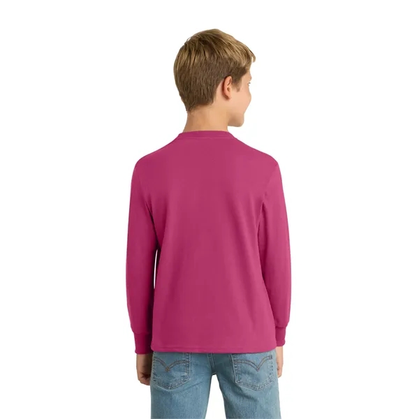 Port & Company Youth Long Sleeve Core Cotton Tee.... from ASI 84863 SanMar
