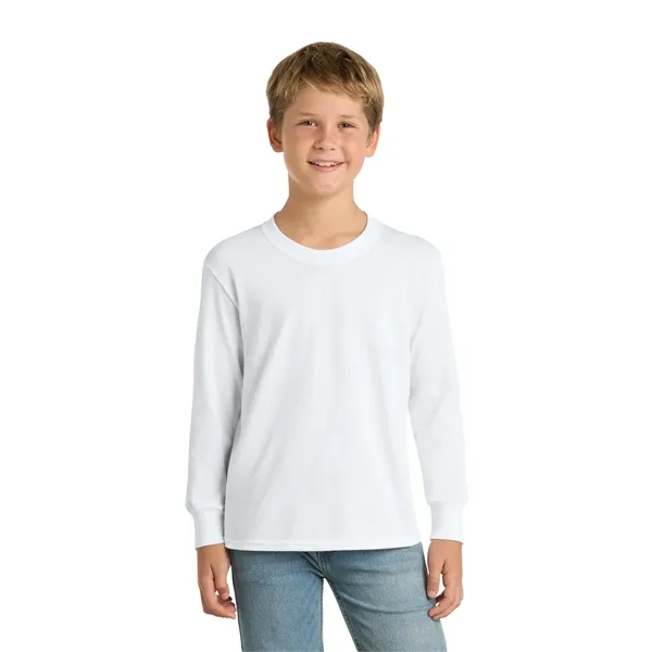 Port & Company Youth Long Sleeve Core Cotton Tee.... from ASI 84863 SanMar