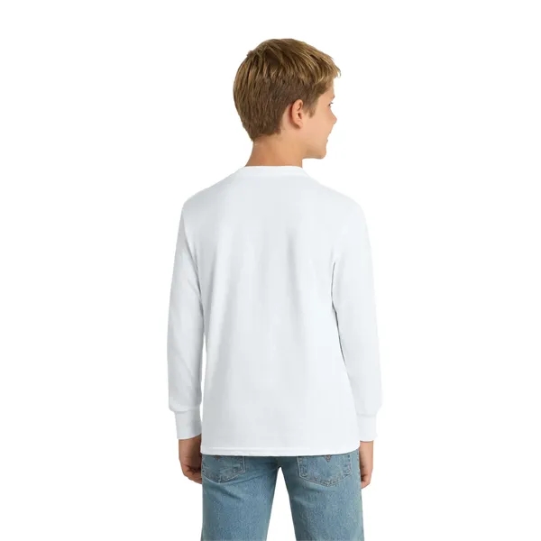 Port & Company Youth Long Sleeve Core Cotton Tee.... from ASI 84863 SanMar