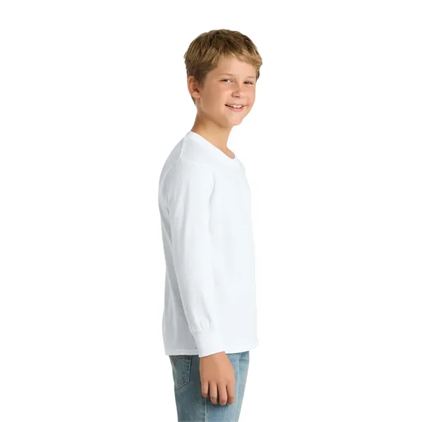 Port & Company Youth Long Sleeve Core Cotton Tee.... from ASI 84863 SanMar