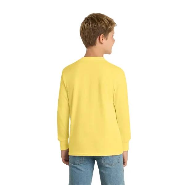 Port & Company Youth Long Sleeve Core Cotton Tee.... from ASI 84863 SanMar