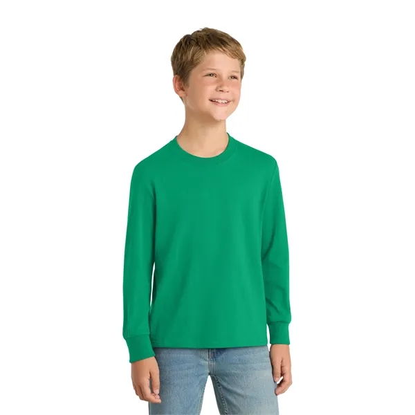 Port & Company Youth Long Sleeve Core Cotton Tee.... from ASI 84863 SanMar