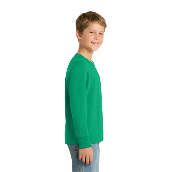Port & Company Youth Long Sleeve Core Cotton Tee.... from ASI 84863 SanMar