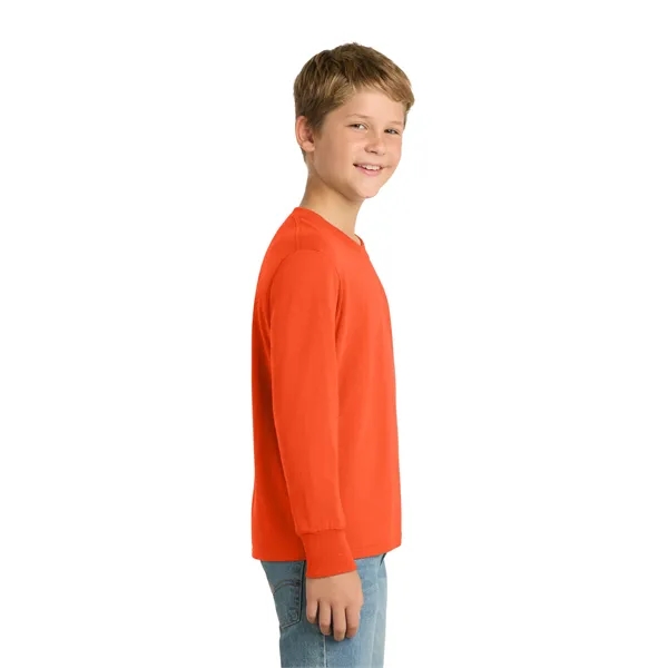 Port & Company Youth Long Sleeve Core Cotton Tee.... from ASI 84863 SanMar