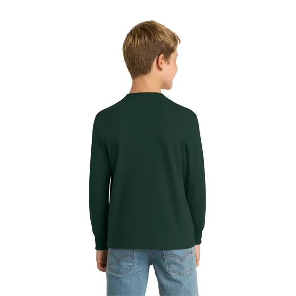 Port & Company Youth Long Sleeve Core Cotton Tee.... from ASI 84863 SanMar