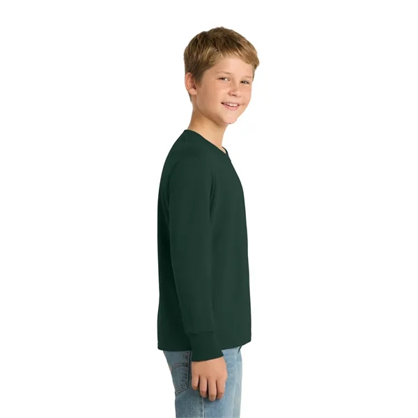 Port & Company Youth Long Sleeve Core Cotton Tee.... from ASI 84863 SanMar