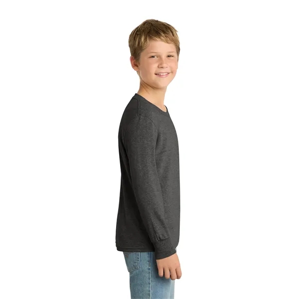 Port & Company Youth Long Sleeve Core Cotton Tee.... from ASI 84863 SanMar