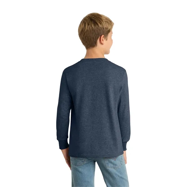 Port & Company Youth Long Sleeve Core Cotton Tee.... from ASI 84863 SanMar