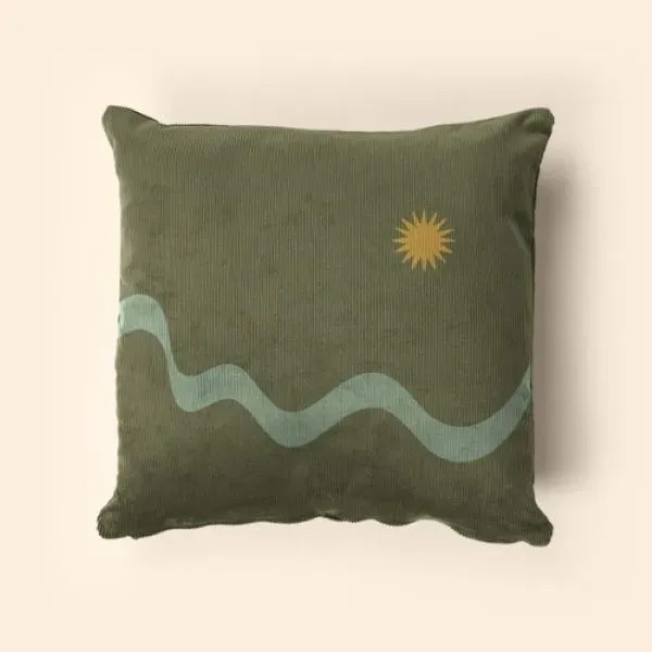 It's a 16" square corduroy pillow case with a full-bleed imprint... from ASI 74710 Numo