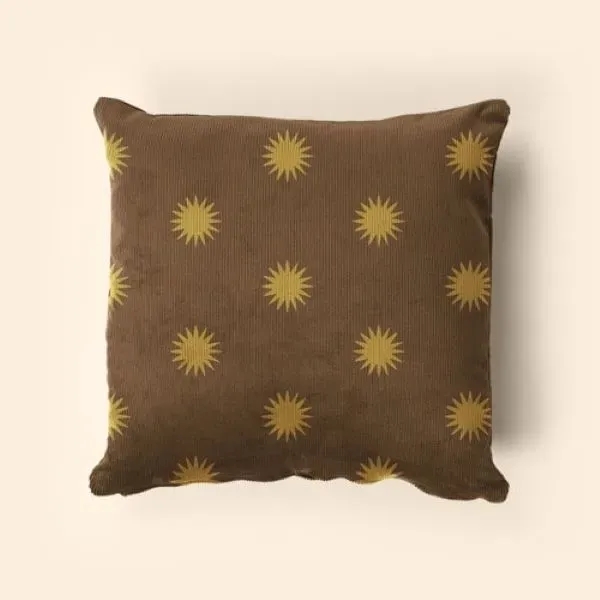 It's a 16" square corduroy pillow case with a full-bleed imprint... from ASI 74710 Numo