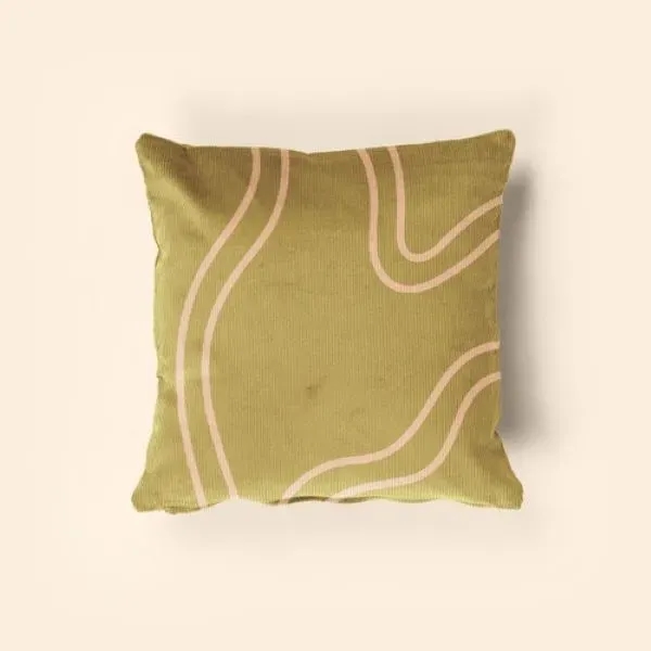 14" square corduroy pillowcase with zippered closure.... from ASI 74710 Numo