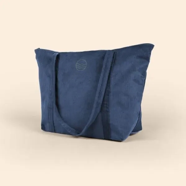 Large tote made of 10 oz.Corduroy with exterior gusset and zipper... from ASI 74710 Numo