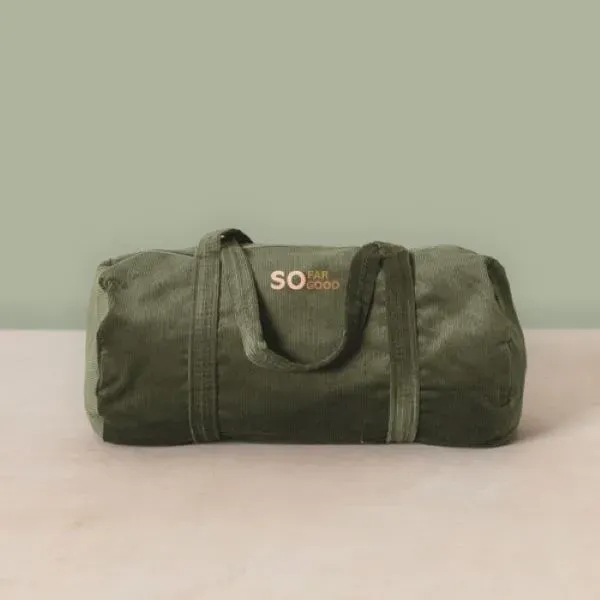 Barrel body duffel bag with zipper closure made of 10 oz.... from ASI 74710 Numo